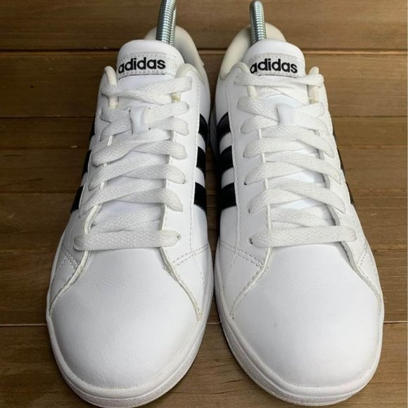 Womens Adidas Neo Cloudfoam AW4409 White Casual Shoes Sneakers Size 7.5 - Picture 4 of 8